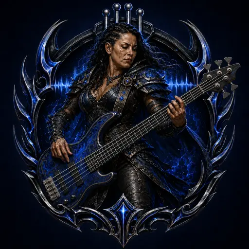 Bass Warrior character art